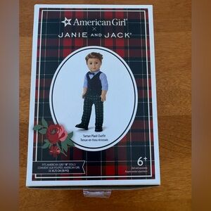 American girl Janie and Jack Plaid Doll Ensemble